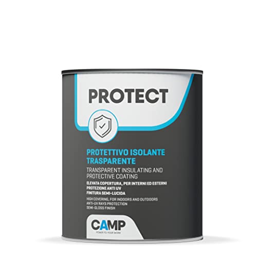 CAMP PROTECT Protector Aislante Transparente y Permanente, Plastificante, Antioxidante y Impermeabilizante, para Plásticos, Madera, Cerámica y Metales