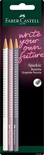 Faber-Castell 218485 Sparkle Sommer - Juego de lápices (dureza B, 3 unidades)