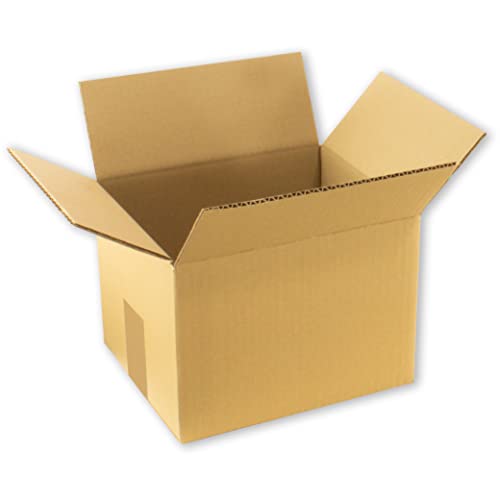 Pack 10 cajas Carton, 230x190x160 mm, Caja para Pedidos, Almacenaje, Envio, Paquetes, mudanza, Envios de Libros, Kit para mudanzas, grandes y baratas