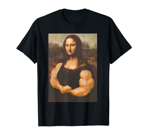 Mona Lisa - Trajes de entrenamiento para musculación y gimnasio Camiseta