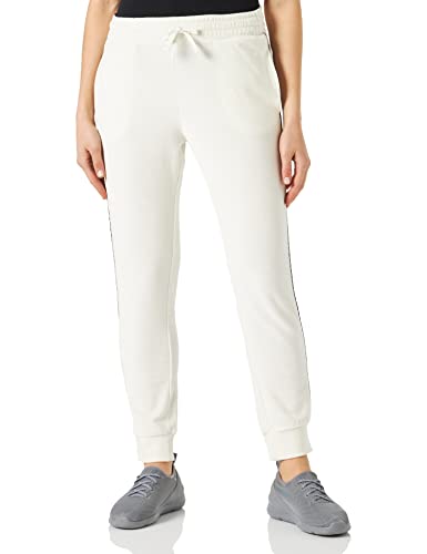 Champion Soft Velour Rib Cuff Pantalones Deportivos, Beige (Crema), L para Mujer