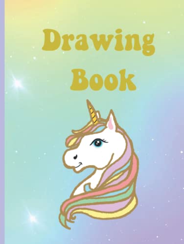 Drawing books | scetch books for drawing kids |: Cute Unicorn scetch pad for Girls | with 100 Pages of 8.5