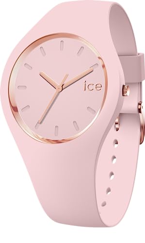 ICE-WATCH, ICE Glam Pastel Pink Lady, Reloj Rosa para Mujer con Correa de Silicona, 001065 (Small)