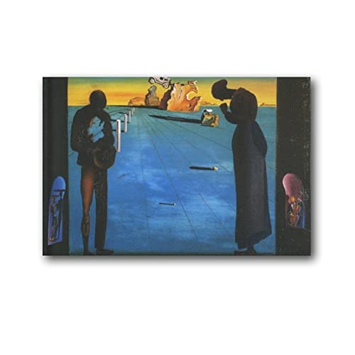 Póster de Angelus por Salvador Dalí para pintura, obras de arte geniales, arte de pared, impresiones en lienzo para colgar, 40 x 60 cm