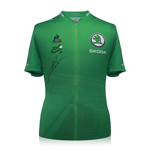exclusivememorabilia.com Camiseta Verde del Tour de Francia firmada por Mark Cavendish