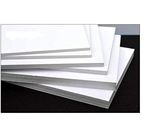 Emi Craft Cartón pluma (10 unidades, tamaño A4-3mm), color blanco