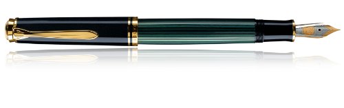 Pelikan Souverän M400 Negro, Oro, Verde 1pieza(s) pluma estilográfica - Pluma estilográficas (Negro, Oro, Verde, Oro, Azul, 1 pieza(s))