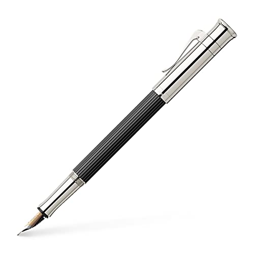 Graf Von Faber Castell 145552 Classic - Pluma estilográfica (ébano, anchura de la pluma EF