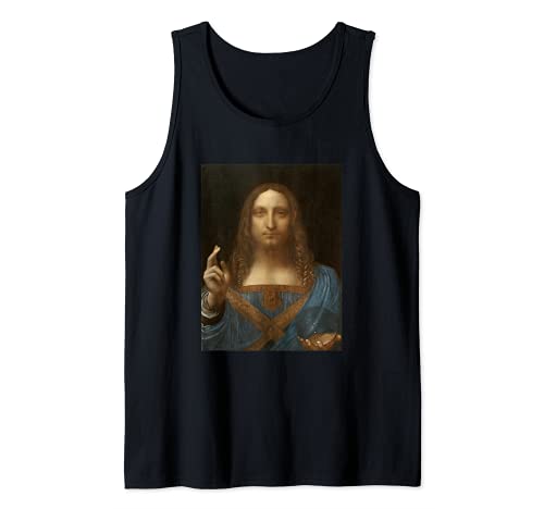 Salvador de Leonardo Da Vinci Mundi Camiseta sin Mangas