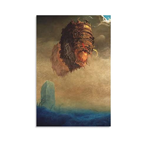 Zdzislaw Beksinski - Póster de pintura (106) para decoración del hogar, póster para colgar en la pared, impresión decorativa, póster de pintura decorativa de 30 x 45 cm)