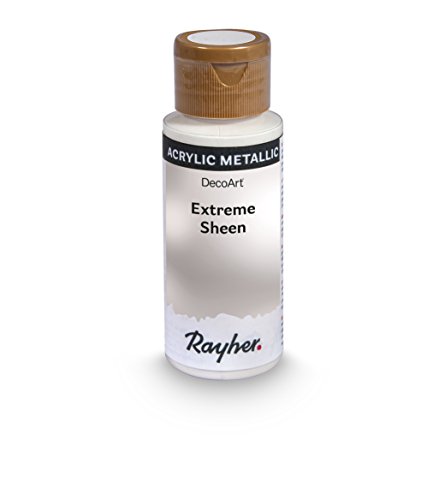 Rayher Hobby Extreme Sheen 35014608 - Pintura metalizada (59 ml), color plateado