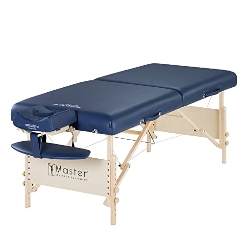 Master Massage Lash - Sofá de fisioterapia para cama, spa, color azul real, 71 cm