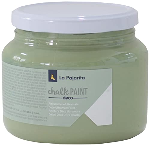 La Pajarita 104591 Pintura para Decoración y DIY, Chalk, 1, Verde Bambú