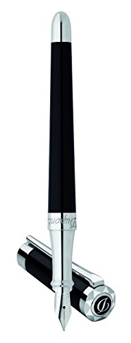 S.T. Dupont Liberte - Pluma estilográfica (laca y paladio), color negro