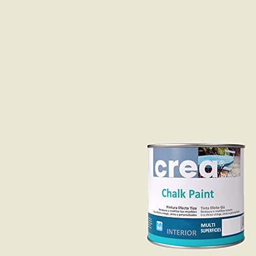 Pintura a la Tiza – Chalk Paint – Pinturas para decoración, restauración de muebles, madera – Pintura efecto Tiza (500ml) (Beige Tenue)