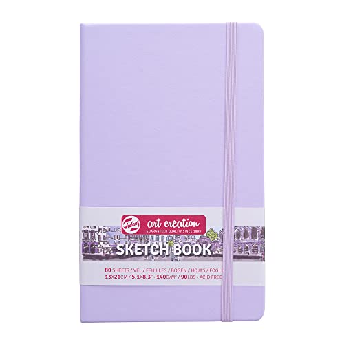 Talens Art Creation Cuaderno de bocetos 80 hojas, 13 x 21 cm, violeta pastel