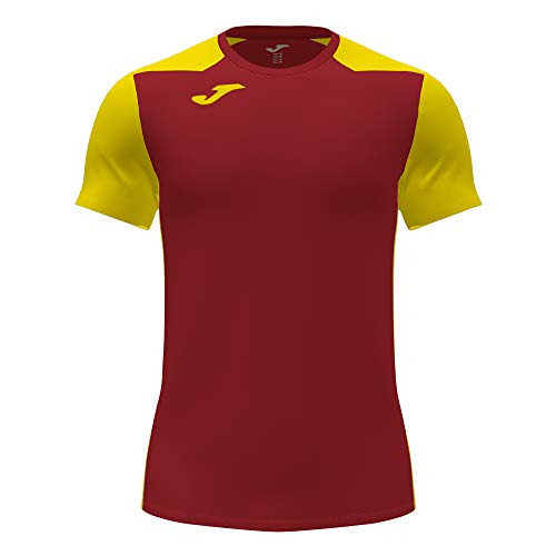 Joma Record Ii, Camiseta Hombre, Rojo-amarillo, L