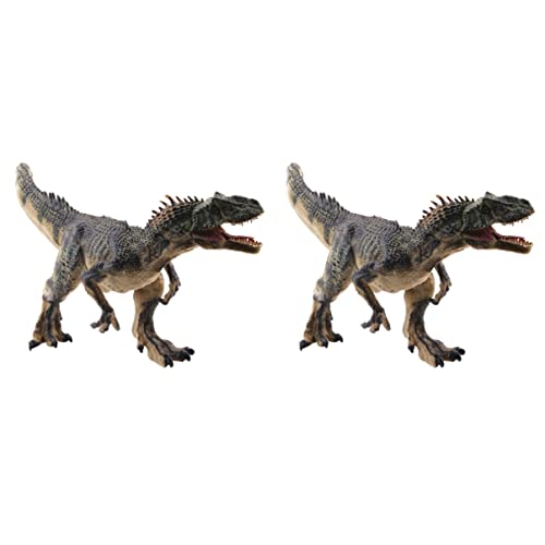 TOYANDONA Decoración Infantil Plastoy Juguetes Niño Paquete de 2 Allosaurus Allosaurus Dinosaurio Ornamento Jurásico Ni?os Dinosaurio Juguetes Dinosaurio Mini Juguetes Decoracion Escritorio