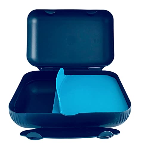 Tupperware To Go - Fiambrera para sándwich, color azul oscuro, azul turquesa