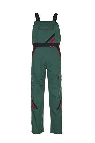 Planam - Peto para Hombre, Color Verde/Negro/Rojo, Talla Talla Inglesa: 64w x Regular