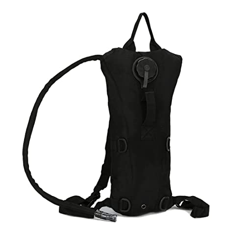 DuDuZui Mochila de Hidratación, Negro Verde Paquete de Hidratación con Vejiga de Agua de 3 litros, Buena para Senderismo, Ciclismo, Escalada, Camping, Correr, Esquiar