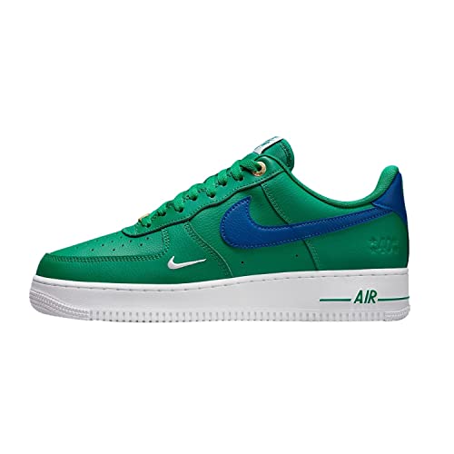 Nike Air Force 1 '07 LV8 Zapatos para hombre, Malaquita/Azul Jay-Sail-White, 44 EU