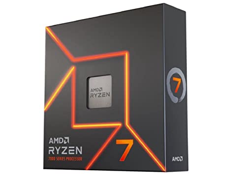 AMD Procesador de escritorio Ryzen™ 7 7700X (8 núcleos/16 hilos, caché de 40 MB, aumento máximo de hasta 5,4 GHz)