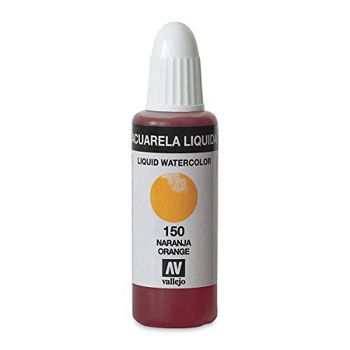 Vallejo - Acuarela líquida 32ml, color naranja