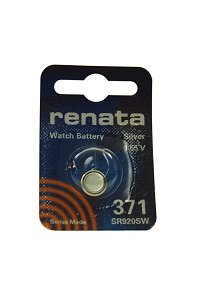 Batería de óxido de Plata Renata 371, 1