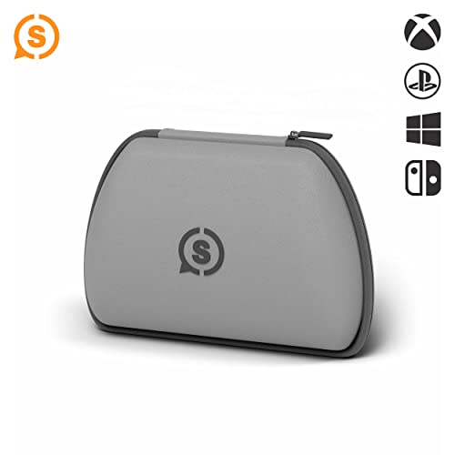 SCUF Estuche de Protección Universal para Mando, Mando de Xbox Series X|S, Mando de PS5, Mando de Xbox One, Mando de PS4 para Almacenamiento y Viajes - Gris Clar