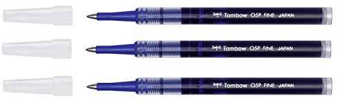 Tombow BK LV-LP05 recambios de Tinta, Grosor de Trazo de 0,5 mm, Color Azul ( 3 piezas )