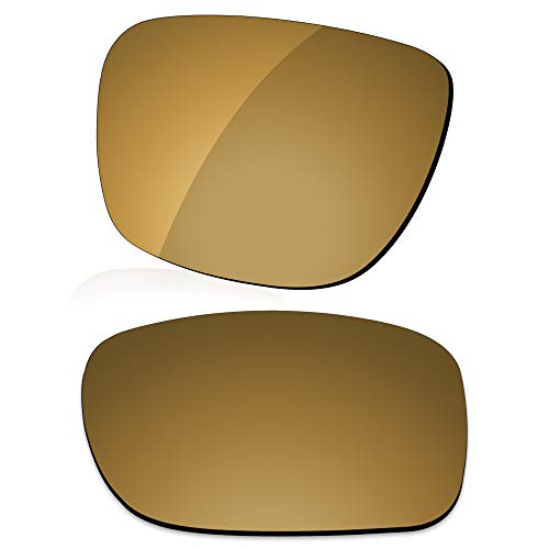 LenzReborn Lente polarizada de repuesto para gafas de sol Oakley TwoFace OO9189, más opciones, Umber Gold - Espejo polarizado, Talla única