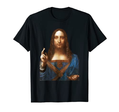 Leonardo da Vinci - Salvator Mundi (Salvador del Mundo) Camiseta