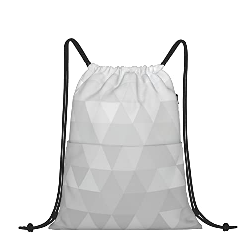 Bolsas con cordón, mochila deportiva de gimnasio blanco degradado, mochila con cordón para hombres y mujeres, como se muestra, talla única, #703