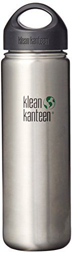 Klean Kanteen - Cantimplora con boca ancha, acero inoxidable, 1.182 litros