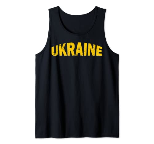 Bandera de Ucrania simbología de color Camiseta sin Mangas
