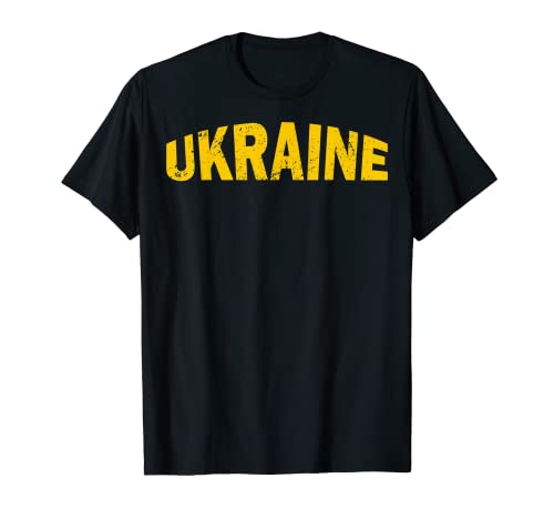 Bandera de Ucrania simbología de color Camiseta