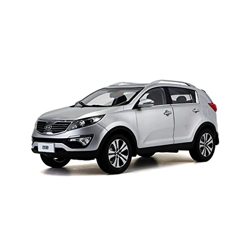 WOCOYO Maqueta de Juguete a Escala Escala 1:18 para KIA Sportage R Coche Juguete Metal Fundido A Presión Aleación Modelo Réplica Regalo Coleccionable Hobby Coleccionista de Coches (Color : Plata)