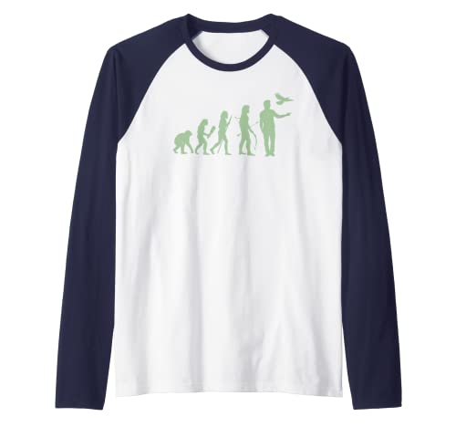 Halcón Decapado Halcón Caza Decapado Calcetería Evolution Falcón Camiseta Manga Raglan