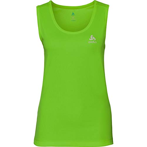 Odlo Aenne Lo - Camiseta de Tirantes para Mujer, Unzutreffend, Camiseta de Manga Corta Aenne Lo, Mujer, Color Verde jazmín, tamaño Small