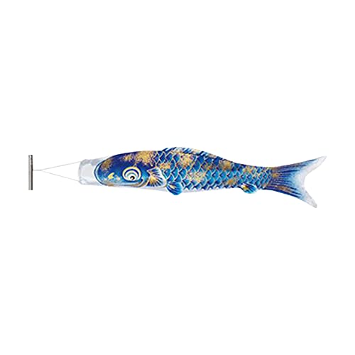 -Windsock Hanging Kite Home Fish Outdoor Flag Decoración Japonesa Streamer Flags_ Banners & Accessories Farolillos Feria Abril Rojos (Blue, One Size)