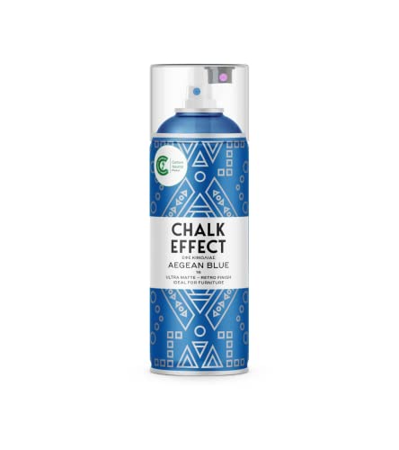 COSMOS LAC - SPRAY PINTURA TIZA CHALK EFFECT ULTRA MATE 400 ML - Aegean Blue 16