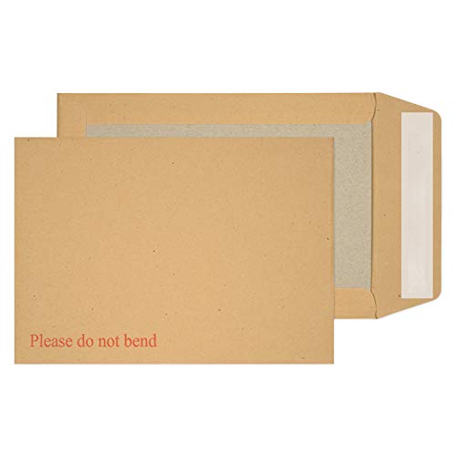 Purely C5 5112 - Paquete de sobres autoadhesivos con base de cartón (papel de manila, 229 x 162 mm, 125 unidades)