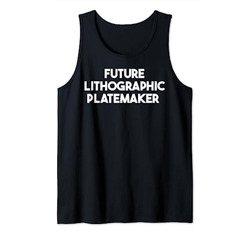 Future Litografía Platemaker Camiseta sin Mangas