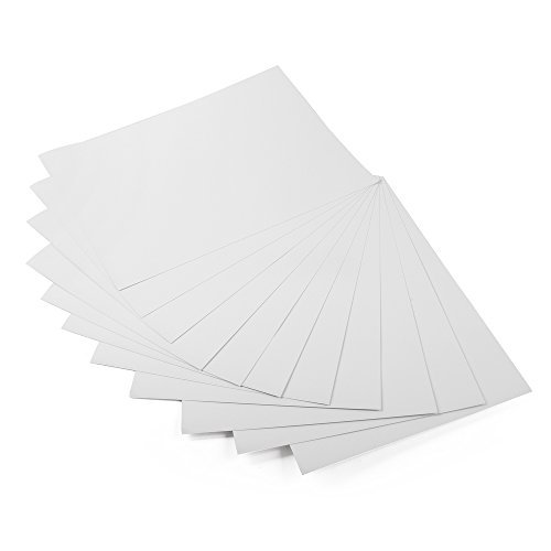 Cartón fotográfico, cartón artesanal blanco, 50 hojas, DIN A4, 300 g/m²