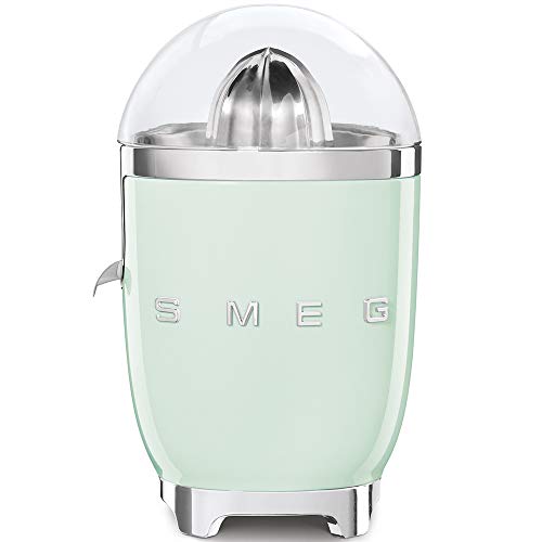 Smeg Exprimidor CJF01PGEU, 70 W, Acero inoxidable, verde pastel