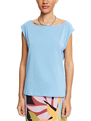 Esprit 042ee1k304 Camiseta, 480/Turquesa Claro, S para Mujer