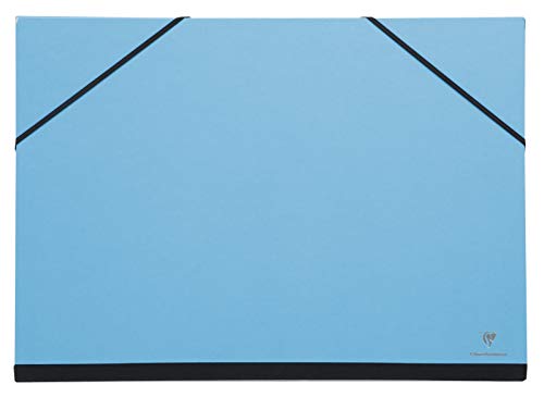 Clairefontaine 144407C - Caja de dibujo con goma elástica (52 x 72 cm), color turquesa