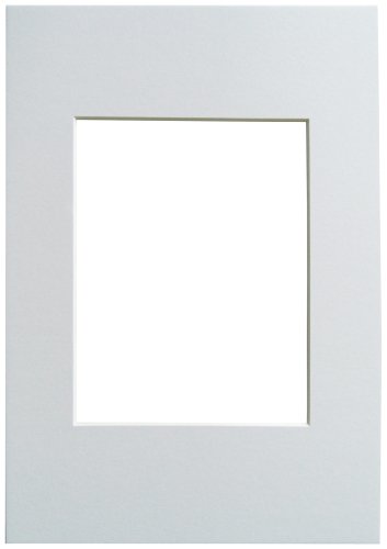Walther Design PA051S, marcos de fotos Paspartú, formato passepartout 40 x 50 cm, formato de imagen 30 x 40 cm, blanco polar