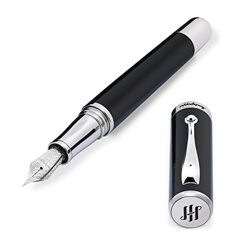 MONTEGRAPPA Colección FIRMA, pluma estilográfica de color negro (plumín M - mediano)